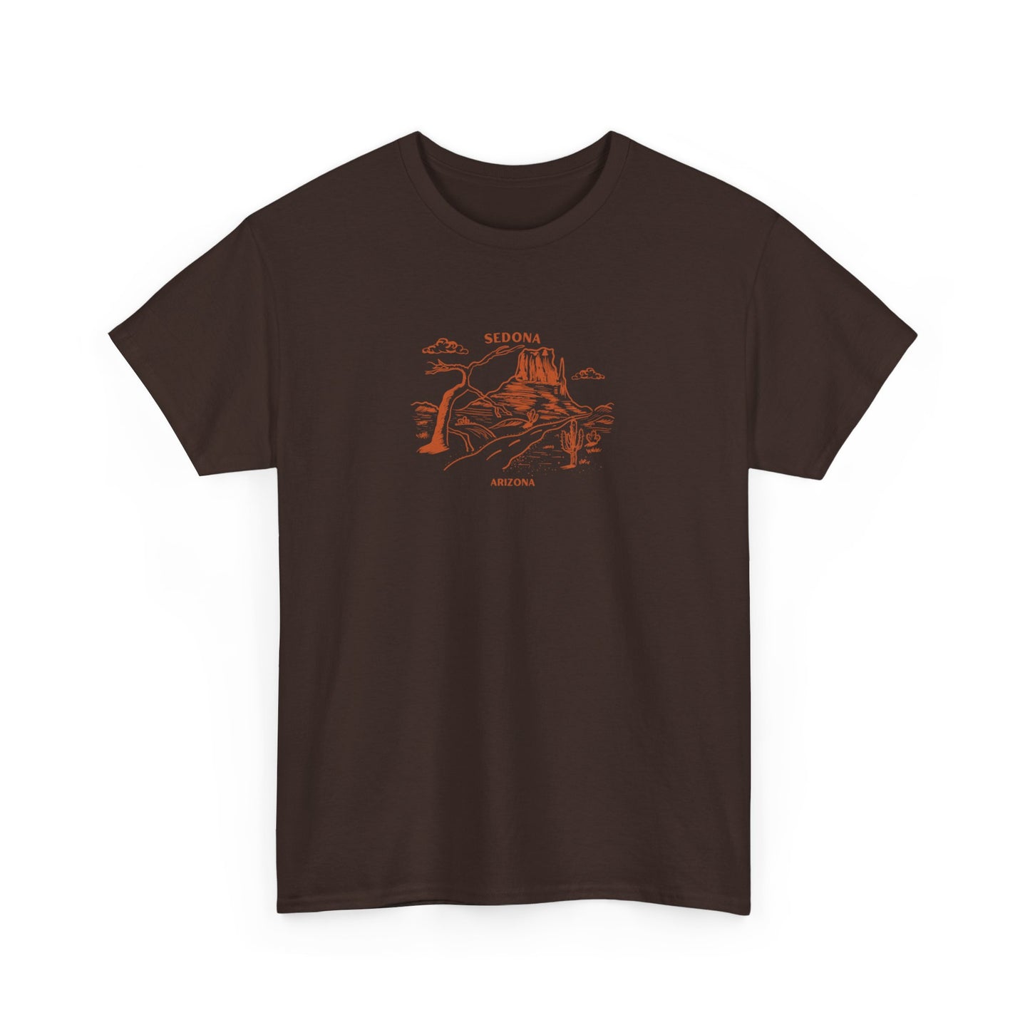 Desert Mountain Cactus T Shirt | Sedona, Arizona