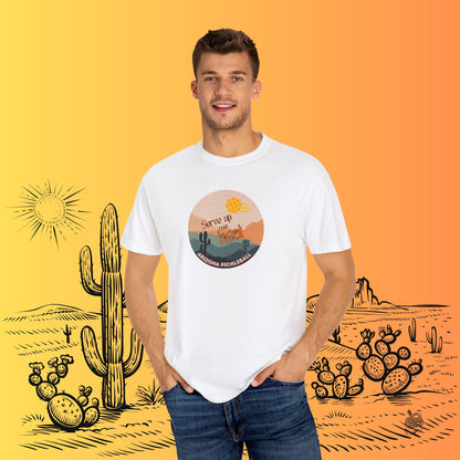 Serve Up the Heat Arizona Pickleball T-Shirt | Comfort Colors 1717 | Soft-Washed Garment-Dyed