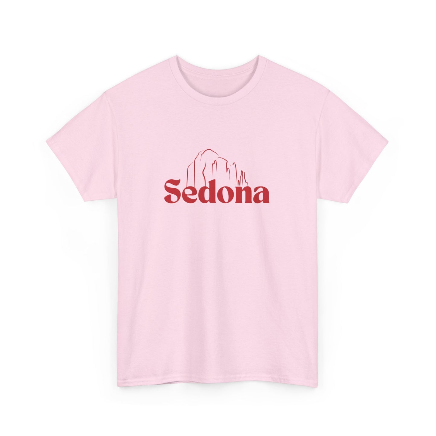 Sedona Desert Mountains T-Shirt - Vintage Outline Design