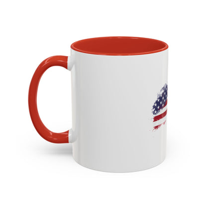 Happy Labor Day Ceramic Coffee Mug | Patriotic American Flag Design | 11oz and 15oz