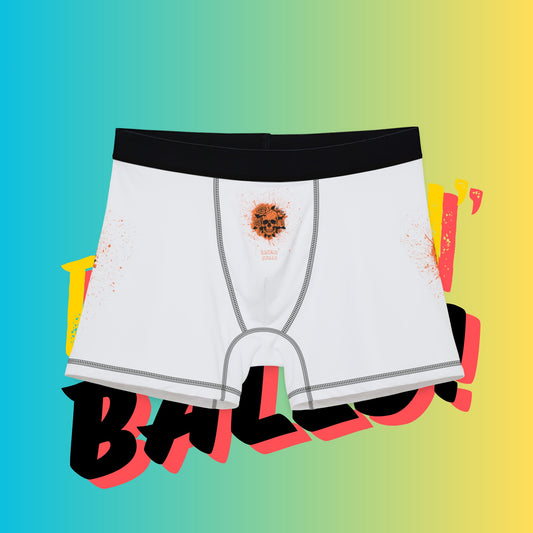 Rockin' Balls Men's Boxers: Skull Underwear