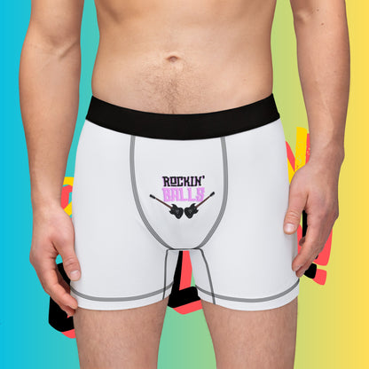 Rockin' Balls Personalized Men's Boxers