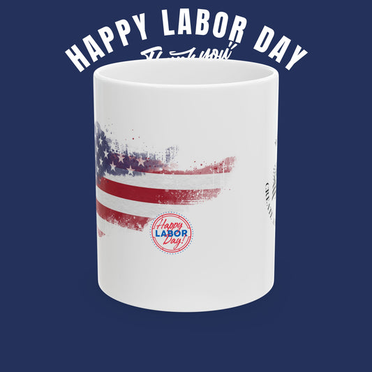 Welders Labor Day Ceramic Coffee Mug | 11oz | Durable White Ceramic | BPA and Lead-Free