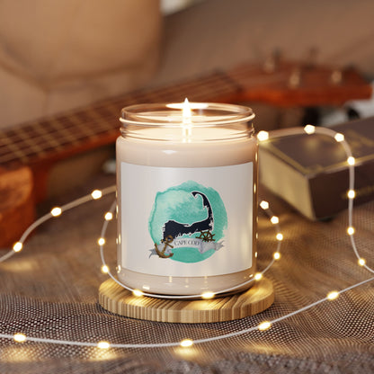 Cape Cod Nautical-Themed Scented Candle | Natural Soy Wax Blend | Long-Lasting Burn | Apple Harvest or Sea Salt and Orchid