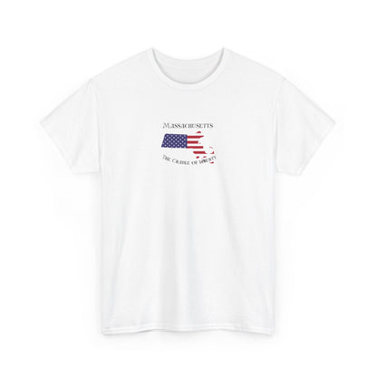 Massachusetts "Cradle of Liberty" | Heavy Cotton Tee