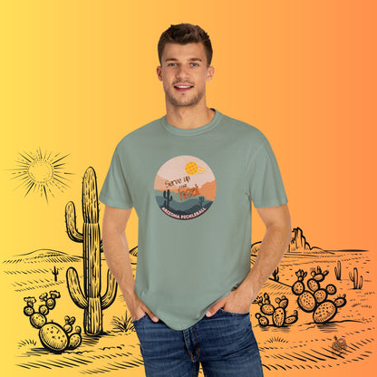 Serve Up the Heat Arizona Pickleball T-Shirt | Comfort Colors 1717 | Soft-Washed Garment-Dyed