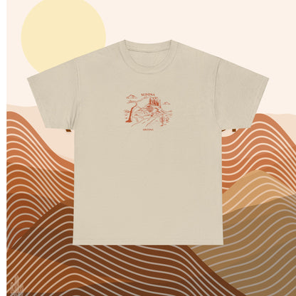 Desert Mountain Cactus T Shirt | Sedona, Arizona