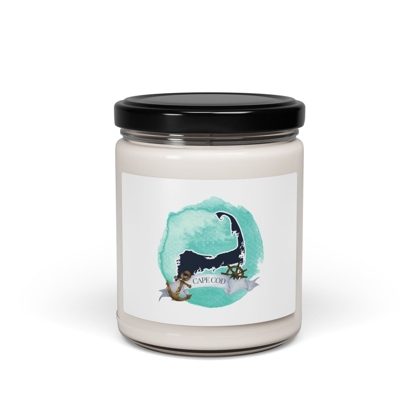 Cape Cod Nautical-Themed Scented Candle | Natural Soy Wax Blend | Long-Lasting Burn | Apple Harvest or Sea Salt and Orchid